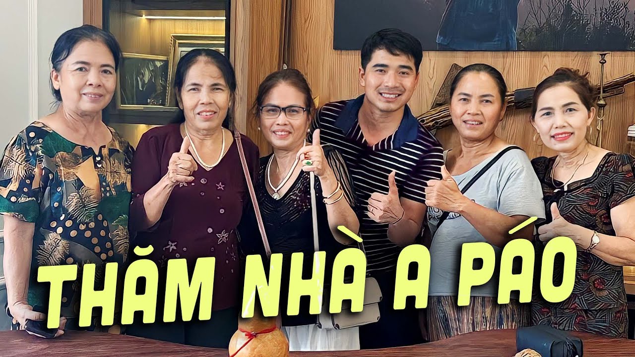 A Páo Đón Mẹ Dung Và Các Dì Ở Quê Lên Thăm Nhà - Bên Trong Nhà Mới Xây A Páo