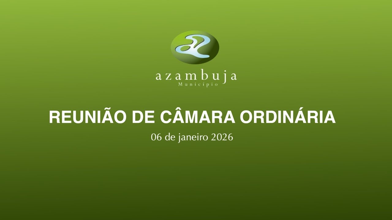 REUNIÃO DE CÂMARA ORDINÁRIA | 06.01.2026