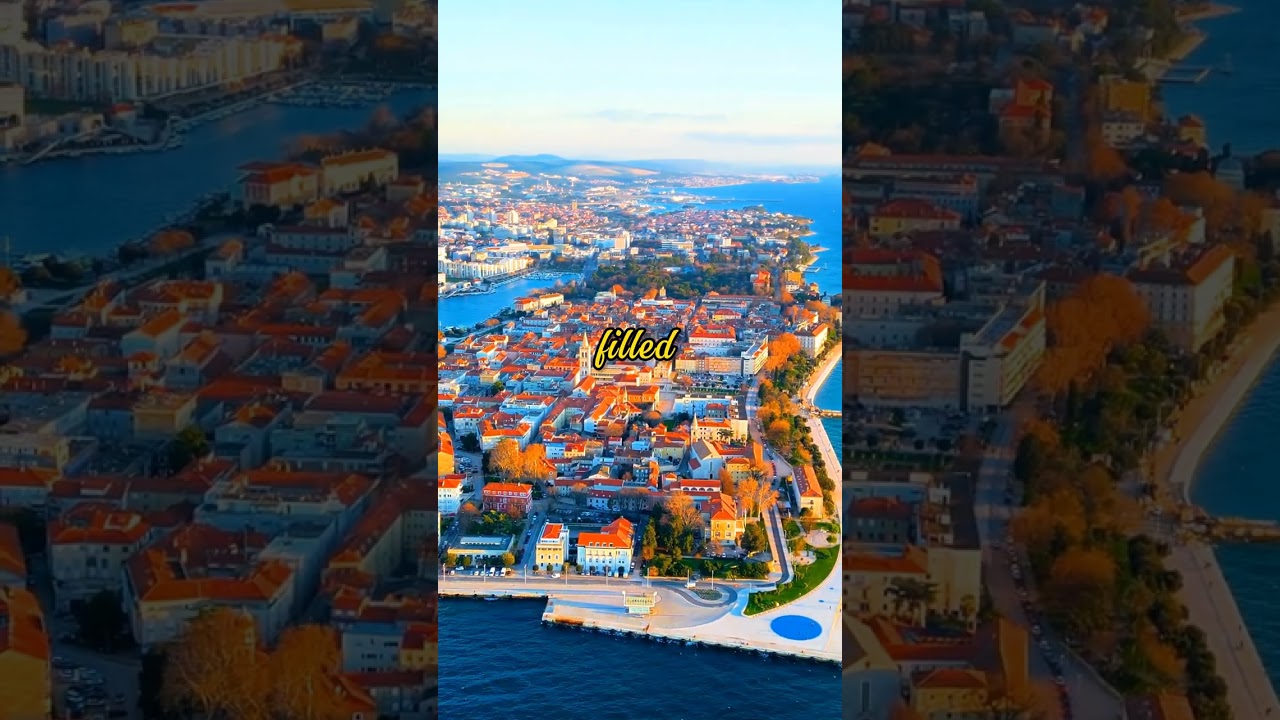 Zadar: Sunsets That Steal Your Heart ❤️ #zadar #shorts #Croatia #travel