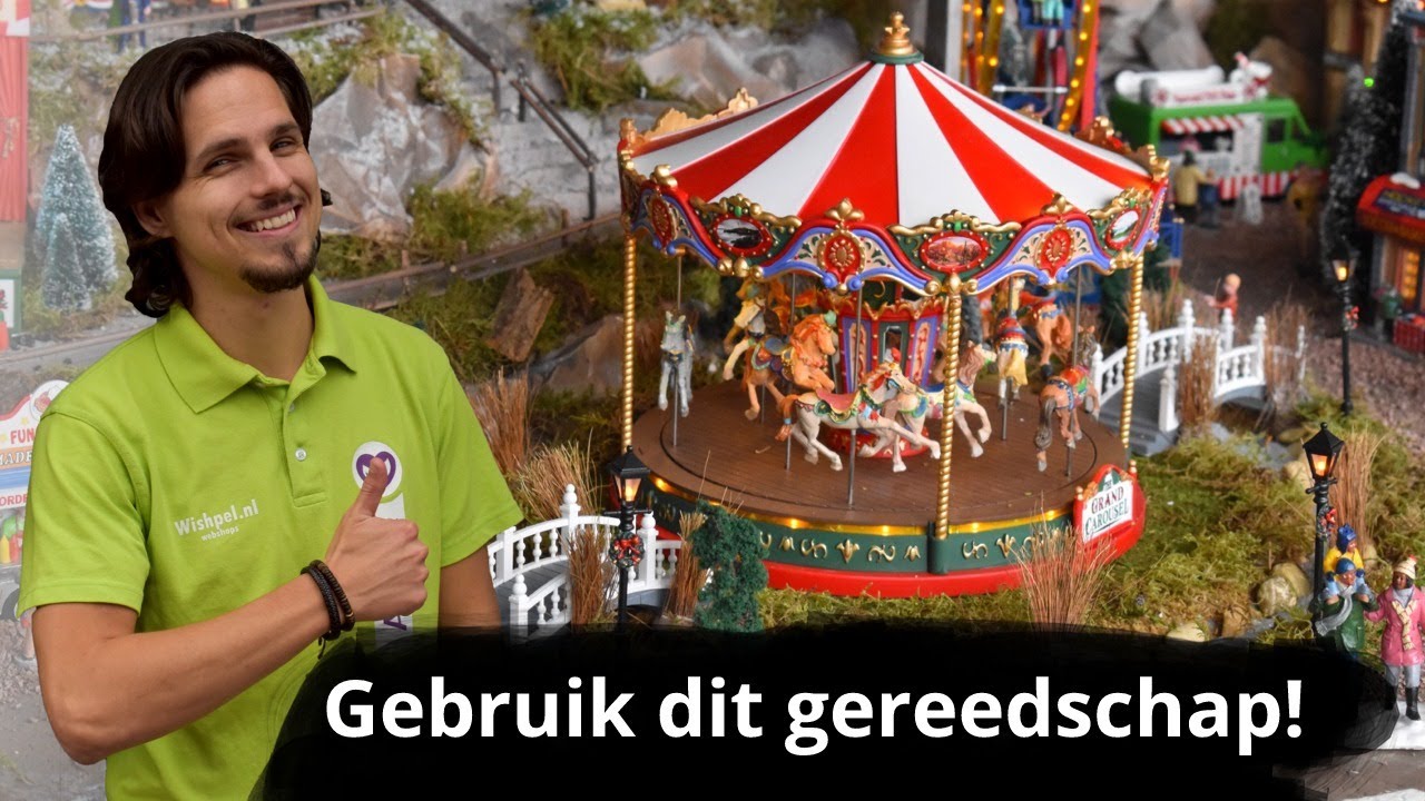 Kerstdorp bouwen  - Welk gereedschap heb ik nodig?