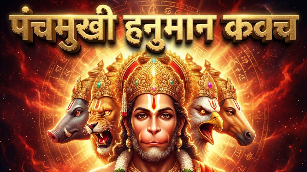 पंचमुखी हनुमान कवच | Panchmukhi Hanuman Kavach | Five-Faced Hanuman Mantra