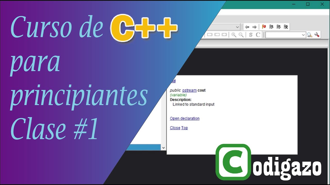 Curso de C++ para principiantes - Clase #1