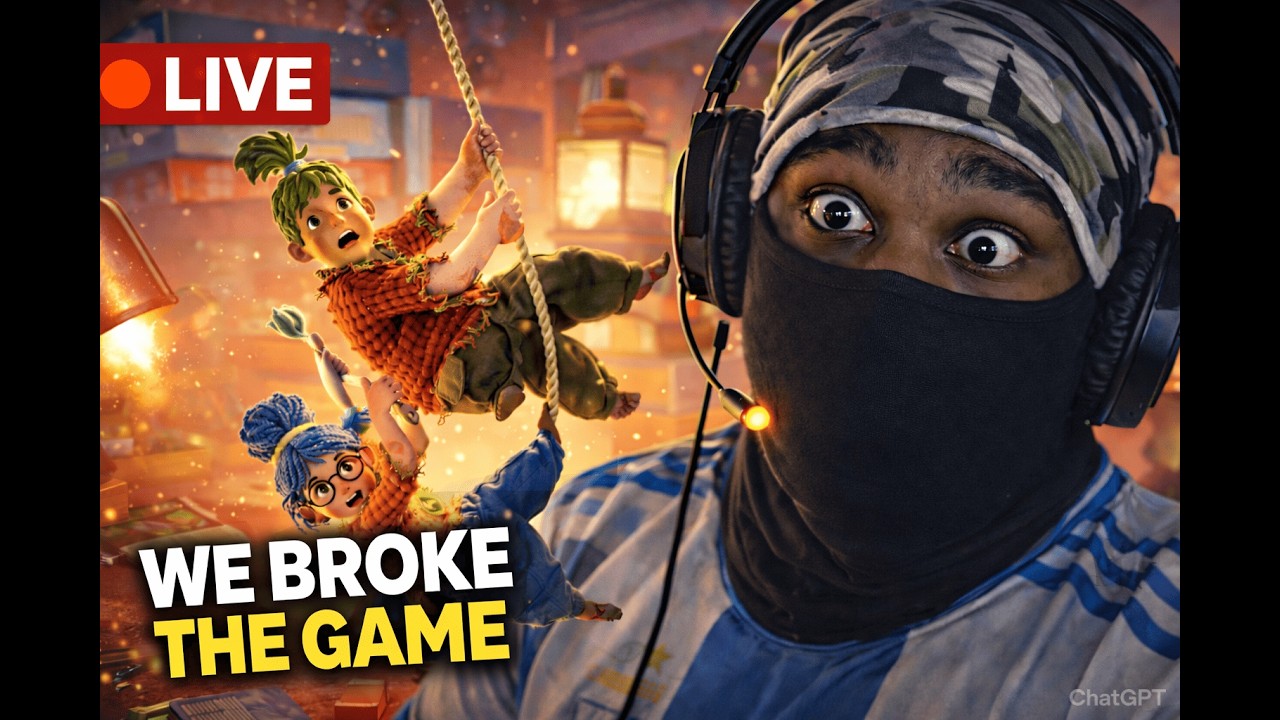 WE BROKE THE GAME… | It Takes Two LIVE