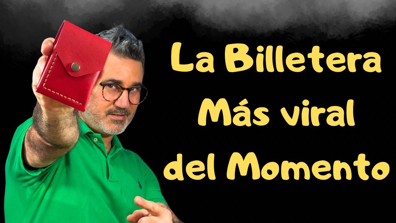 Cómo HACER  una BILLETERA tarjetero #cuero