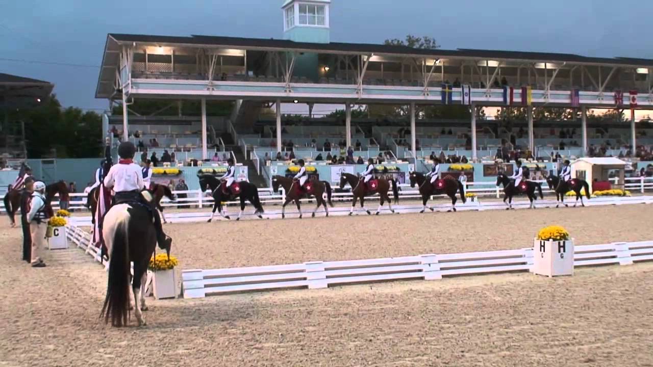 DVCTA  8 Horse Quadrille Dressage at Devon 2011