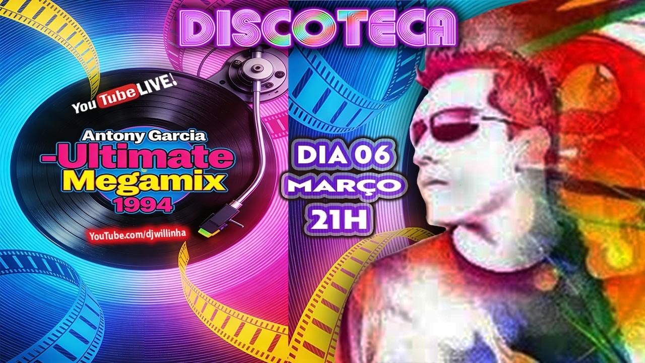#06032026 DJ Anthony Garcia - The Ultimate MEGAMIX 1994 nas Aventuras Musicais da Discoteca no YT