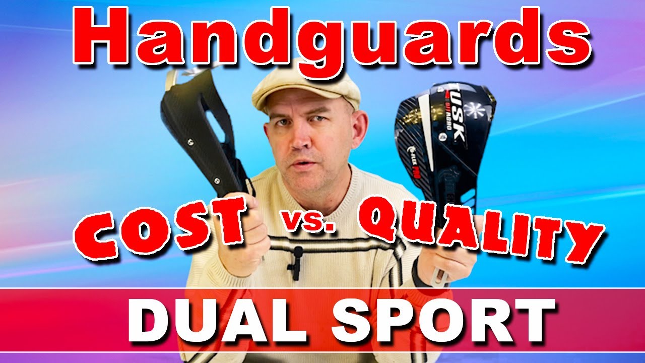 Amazon Cheapies vs. Tusk D-Flex vs. Tusk D-Flex Pro - New Handguards on my CRF300L Rally