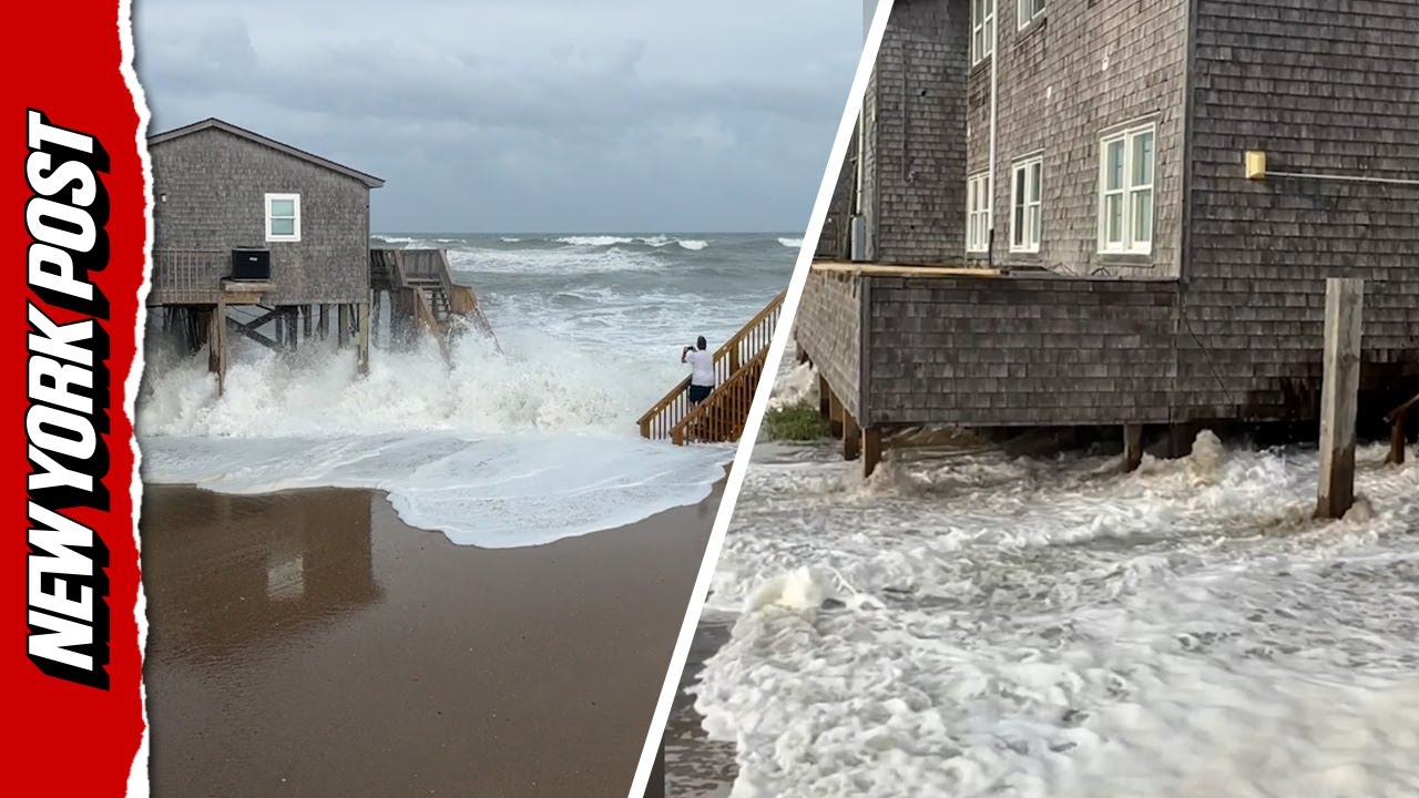 Massive Swells CONSUME Parts of NC Coastline as Hurricane Erin Moves Closer
