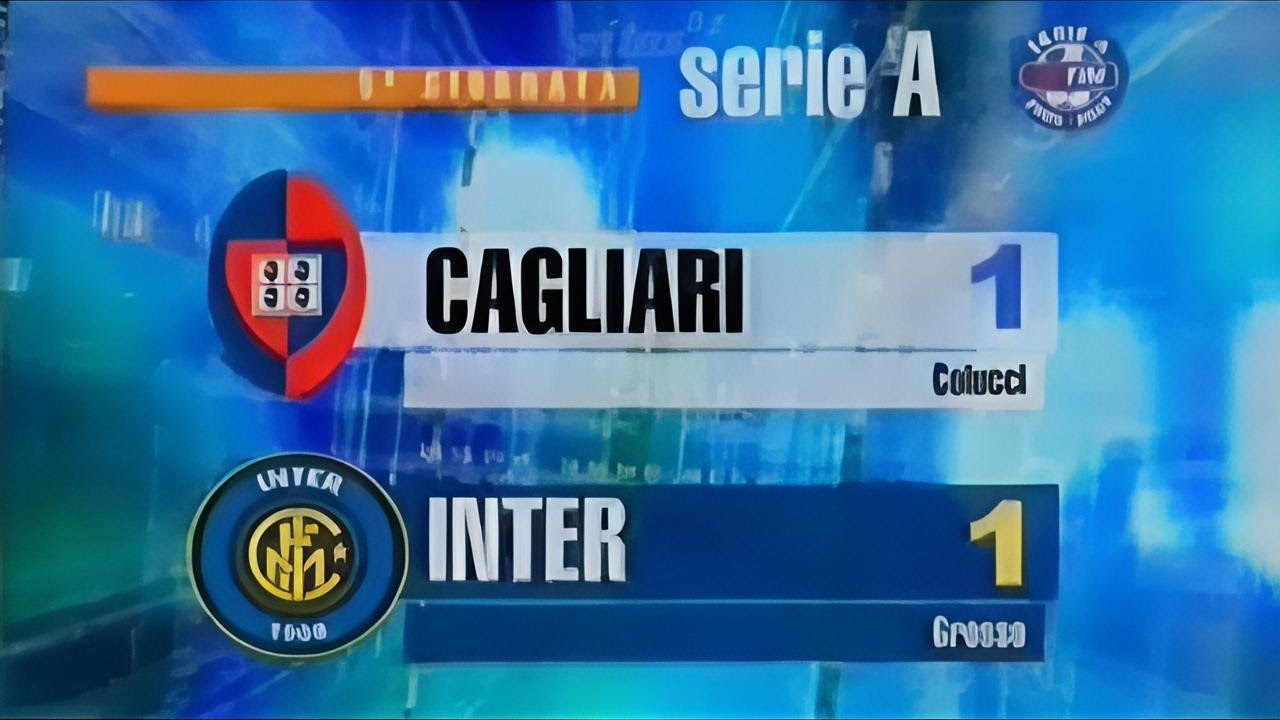 Cagliari-Inter 1:1, 2006/07 - Controcampo (Colucci -Grosso)