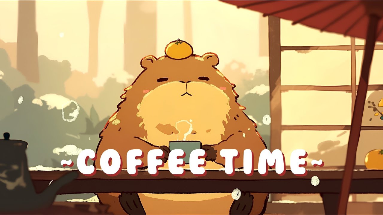 [60 Minutes] Capybara Music Corner - Peaceful Music for Your Soul ~ Soothing Ambiance ~ 🎵 | Conti...