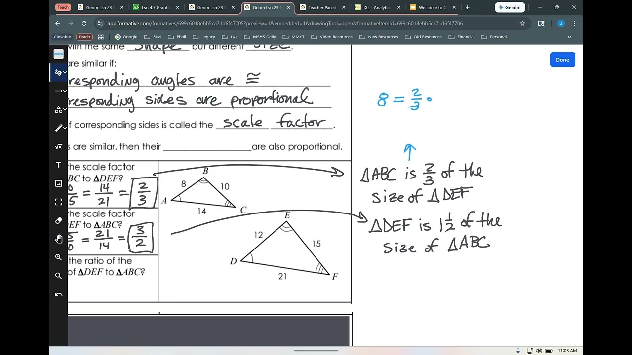 Geom Lsn 23 Similar Figures P2v2