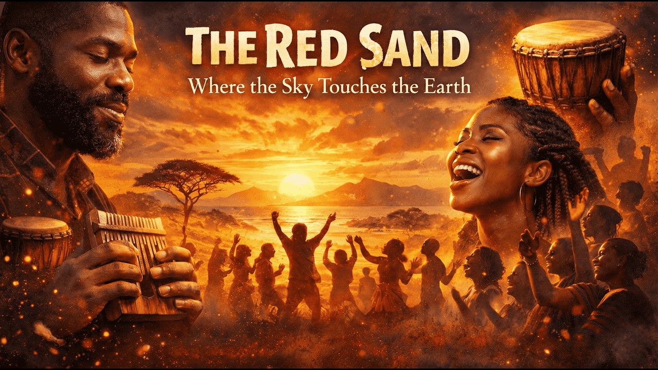 🦁🌿 The Red Sand – 🌅 Where the Sky Touches the Earth 🏜️✨🌍