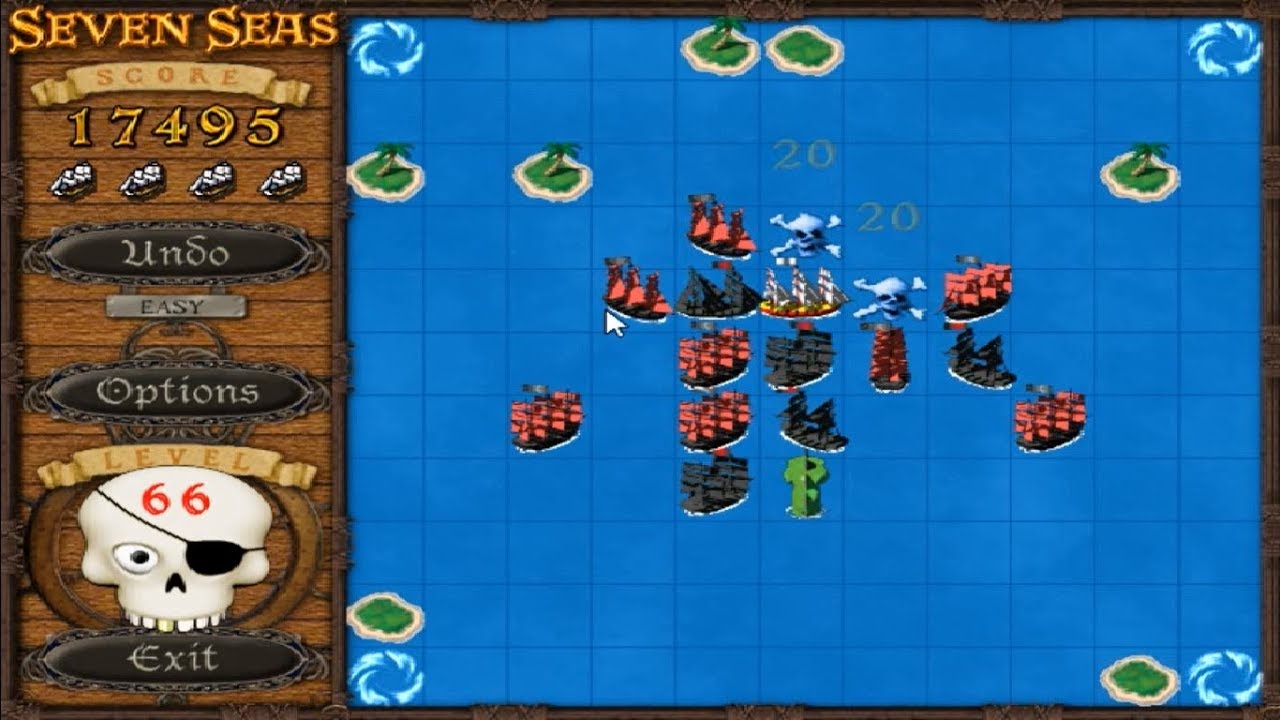 Seven Seas Deluxe - Easy Mode (Level: 74; 21,585pts)