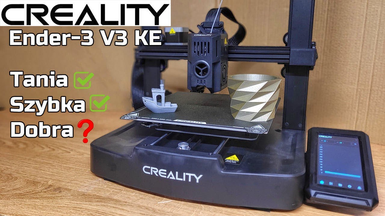 Creality Ender-3 V3 KE - Test Taniej i Szybkiej Drukarki 3D (ze sklepu Geekbuying)
