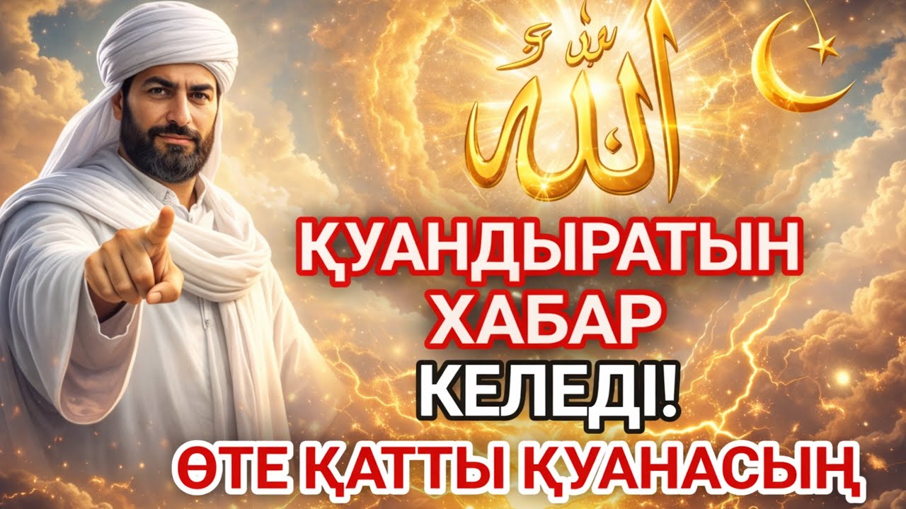 🤲Жақында сені қатты қуантатын жақсы жаңалық келеді