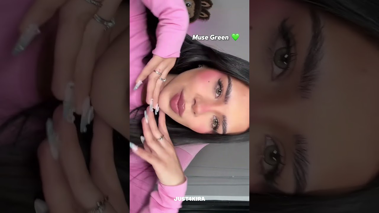 Natural colored contacts that look perfect on brown eyes 💥