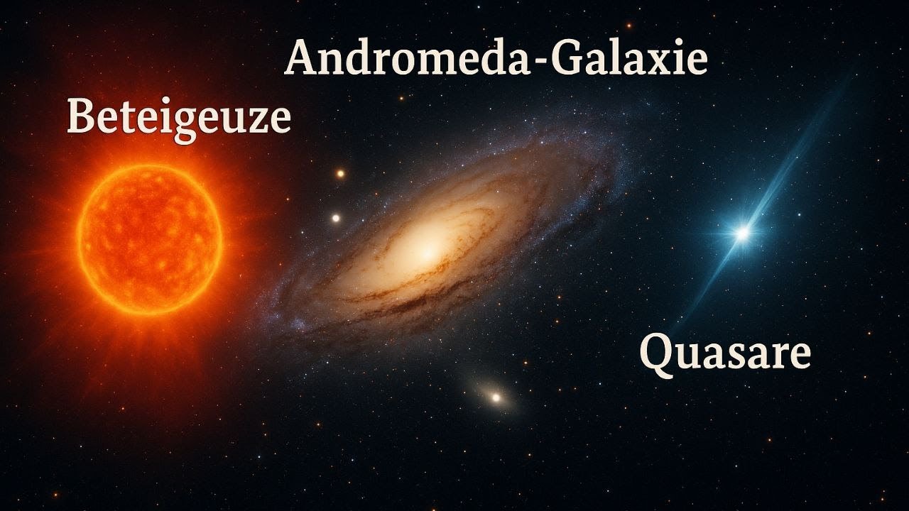 Wenn Sterne sterben und Galaxien kollidieren: Beteigeuze, Andromeda und die leuchtenden Stimmen der