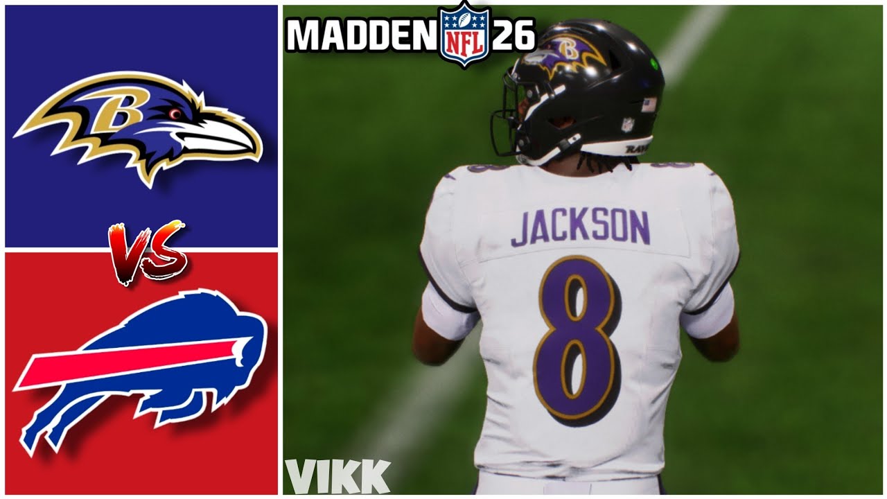 Ravens vs Bills Week 1 (Madden 26 Simulation)