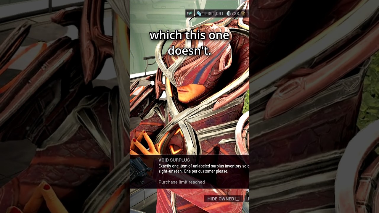 Baro Ki'teer Nov 7th 2025 - Last Scaro Ki'teer!!! #shorts #warframe #streamer #gaming #wfcc