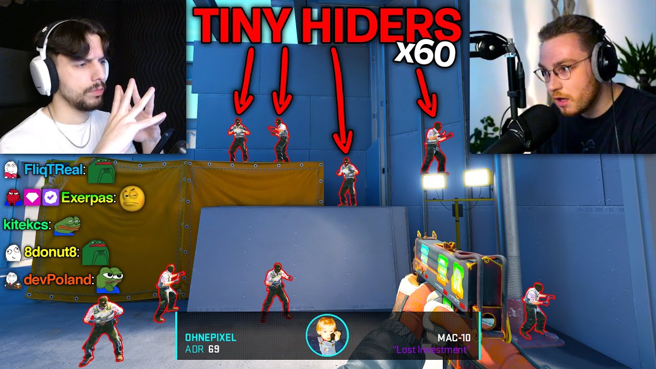 OHNEPIXEL vs. 60 TINY HIDERS (1v60)