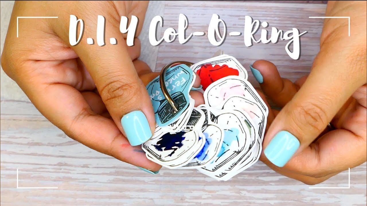 COL- O - RING | Fountain Pen Swatch Ring | DIY