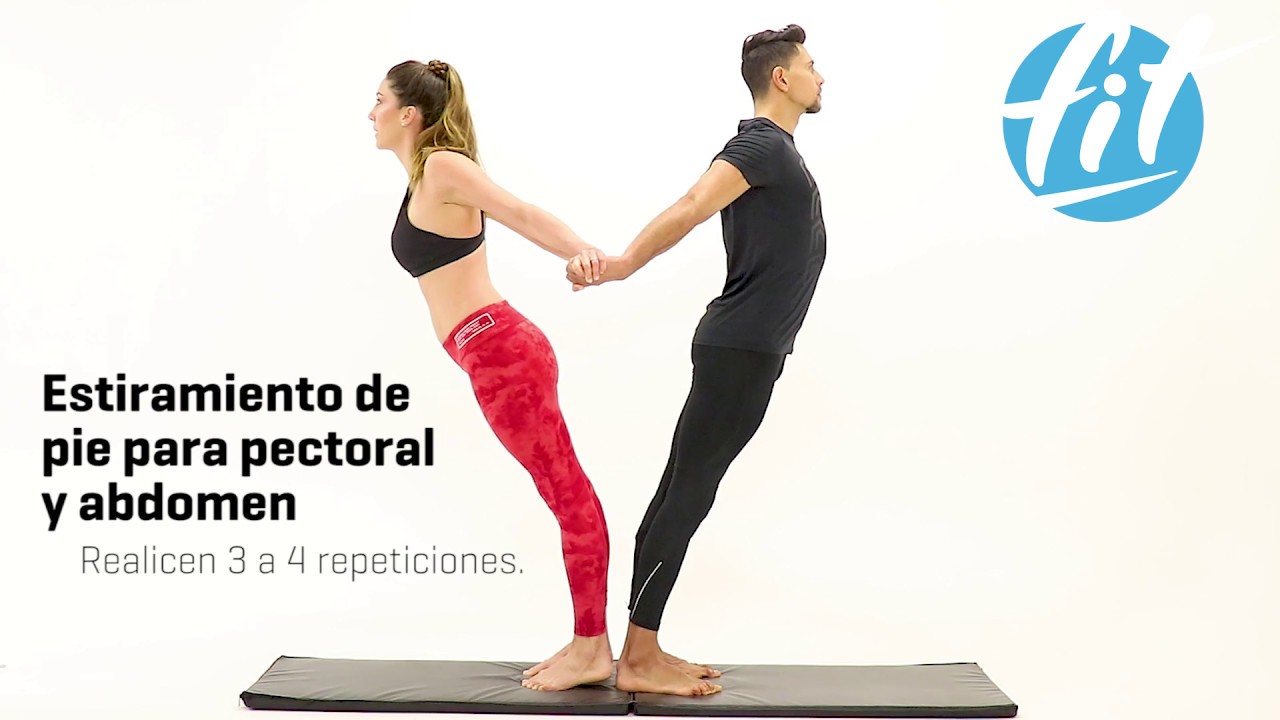 STRETCHING EN PAREJAS - EN BODYTECH