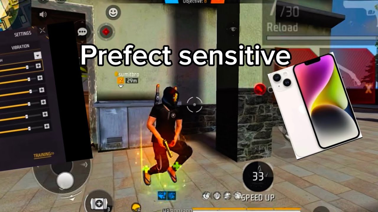  Iphone 13 Sensitive ☠️Freefirestyle #freefire 