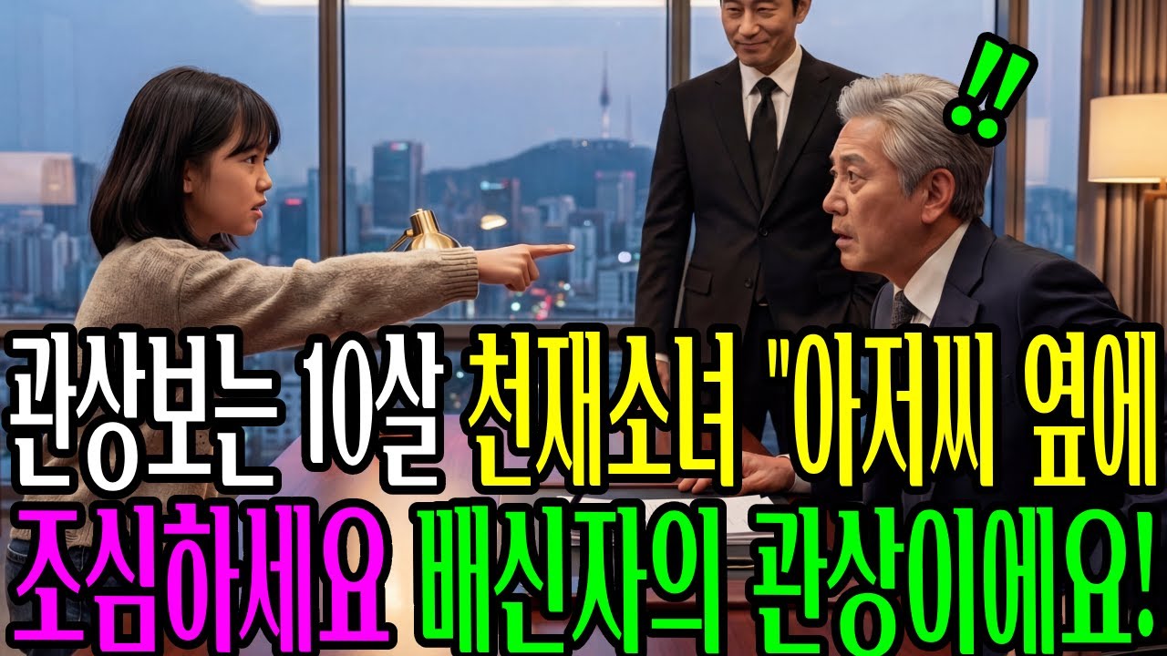 관상보는 10살 천재소녀 아저씨 옆에 조심하세요 배신자의 관상이에요 억만장자의 충격적인 결말ㅣ노후사연ㅣ감동사연ㅣ사연라디오ㅣ오디오북