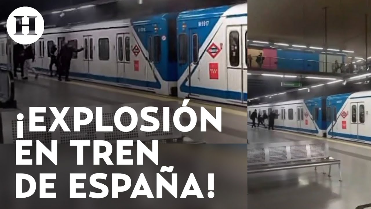 A 20 años de los atentados del 11-M en España, reportan explosión en la estación Moncloa en Madrid