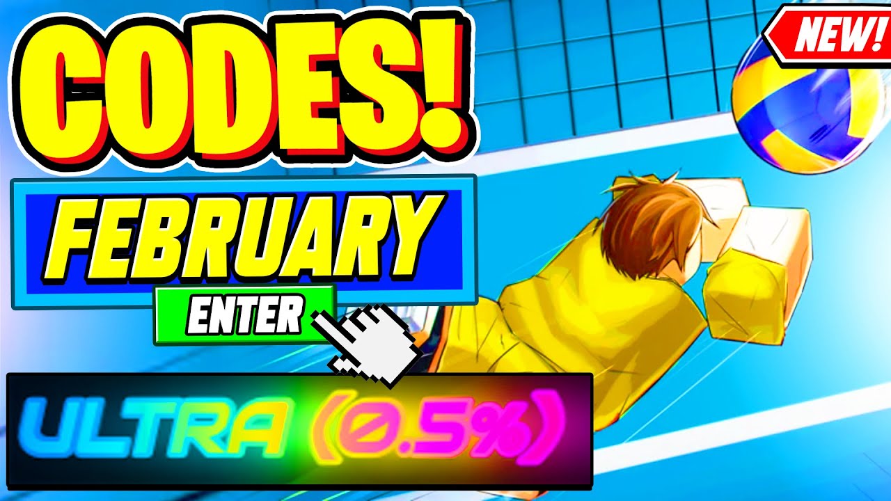 ⚠️Новое⚠️ ВСЕ РАБОЧИЕ КОДЫ для Volleyball Legends, февраль 2026 г. - Коды Roblox Volleyball Legends