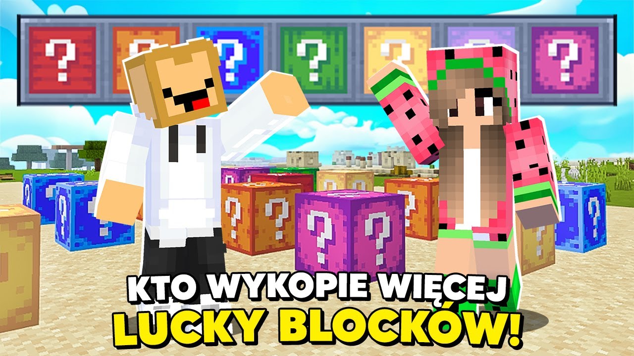 KTO WYKOPIE WIĘCEJ LUCKY BLOCKÓW = WYGRYWA!