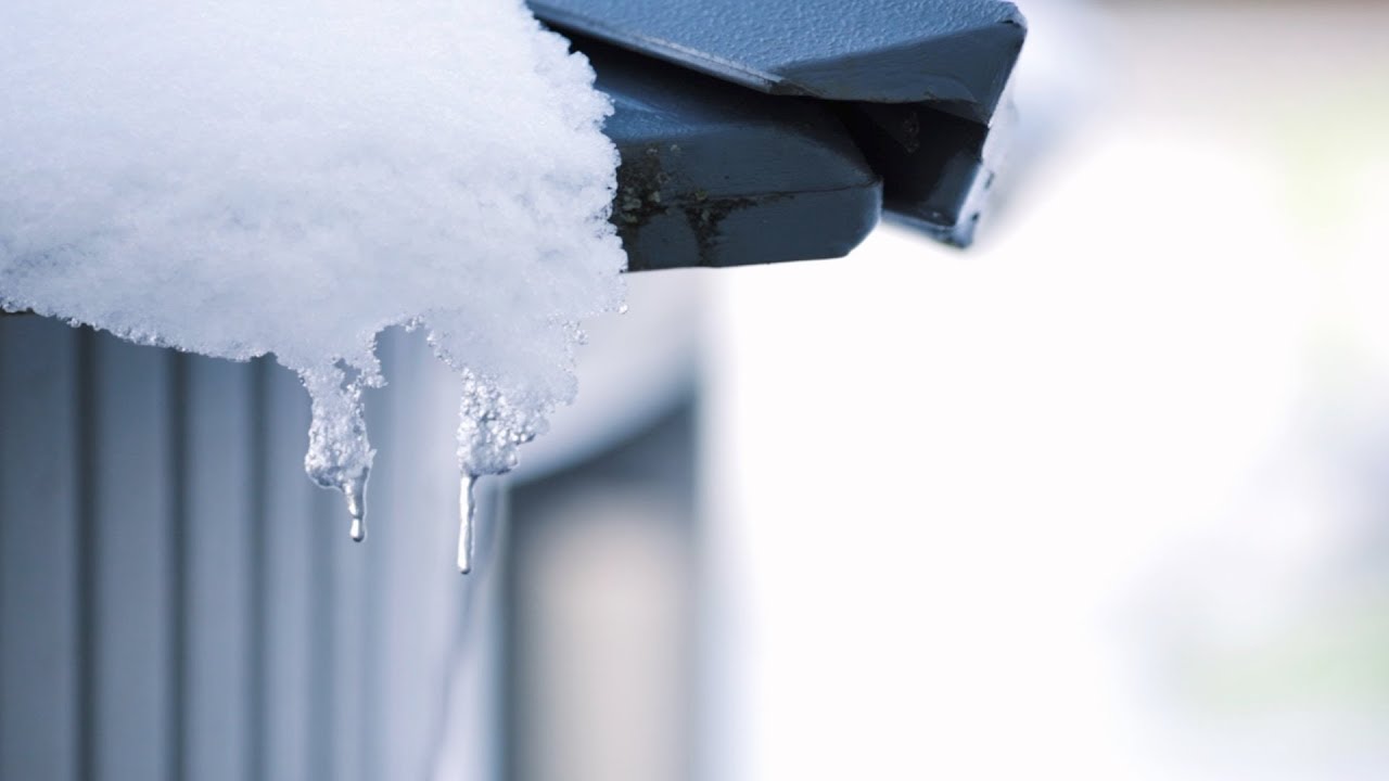 Winter's Last Gasp - Canon 6D Mark II Slow-Motion 60 FPS Ice Dripping
