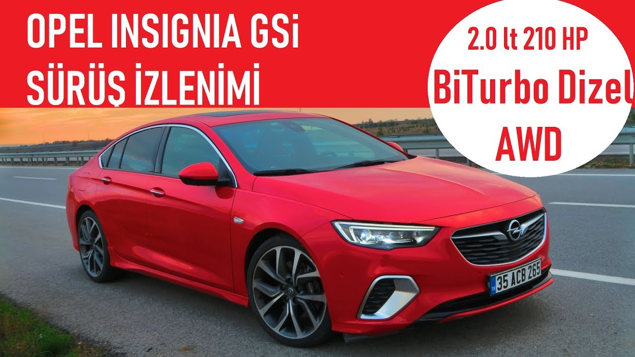 Opel Insignia GSi Dizel test sürüşü