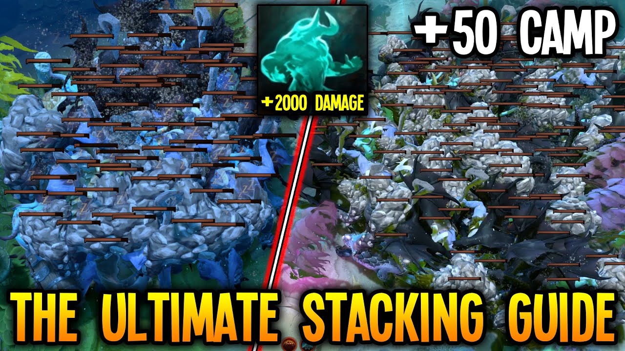+50 Camp Ancients Stacking Guide Both Sides 7.33 | Dota 2