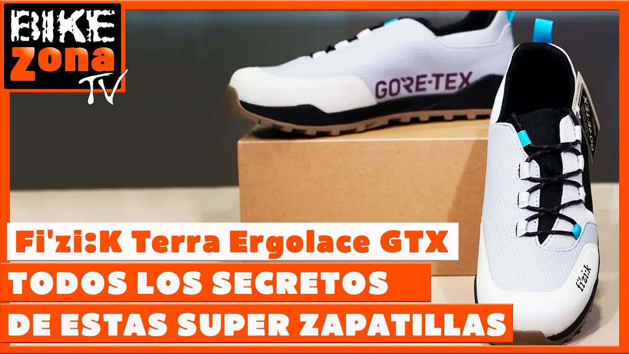 Zapatillas Fi´zi:K TERRA Ergolance GTX ❄️ ☃️ Supera la lluvia en BICICLETA sin mojarte los pies