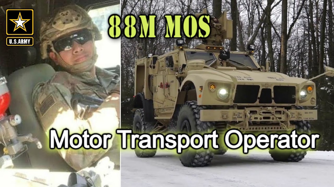 88M MOS| OPERADOR DE VEHÍCULOS MOTORIZADOS DEL U.S ARMY | RAMIREZB RMZ7
