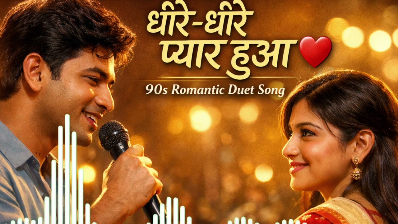 90s वाला प्यार ❤️ | Romantic Hindi Duet Song | Kumar Sanu–Alka Vibe