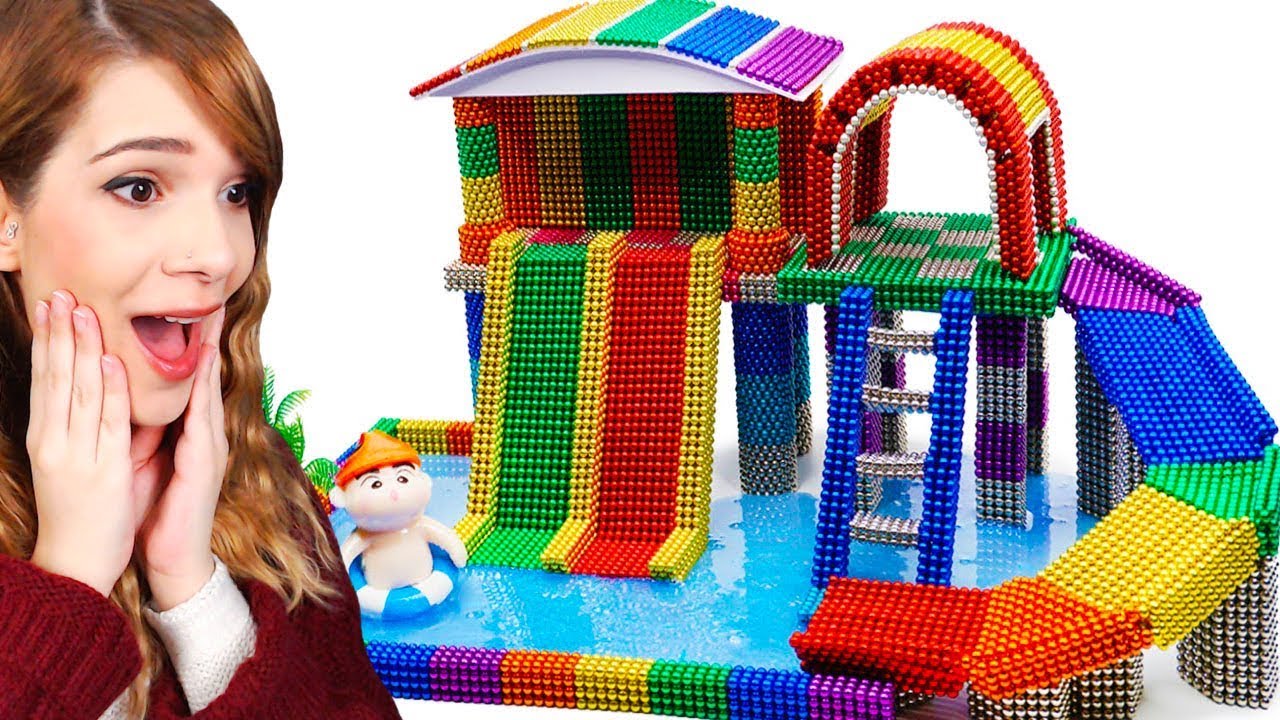 HANNO COSTRUITO UNA CASA CON PISCINA CON I MAGNETI! *INCREDIBILE*