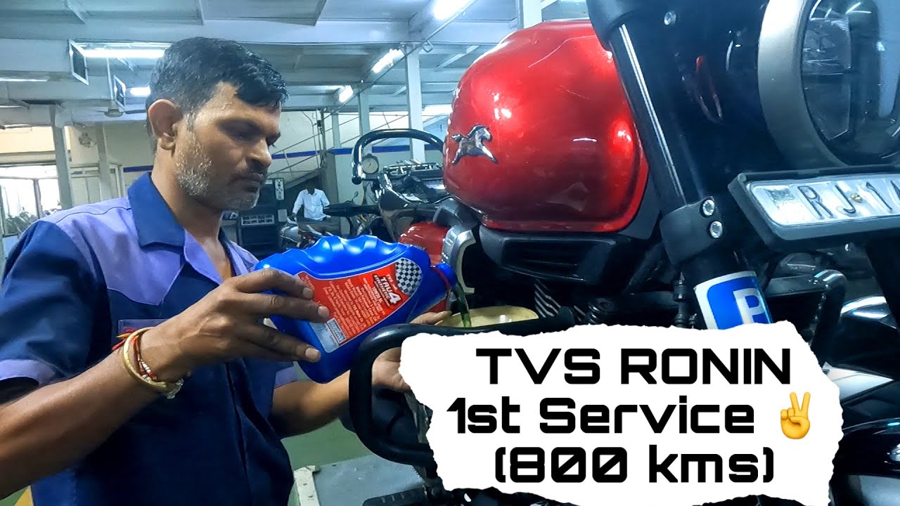 TVS Ronin 1st Service | Ravi Sharma #tvs #ronin #service #ronin225