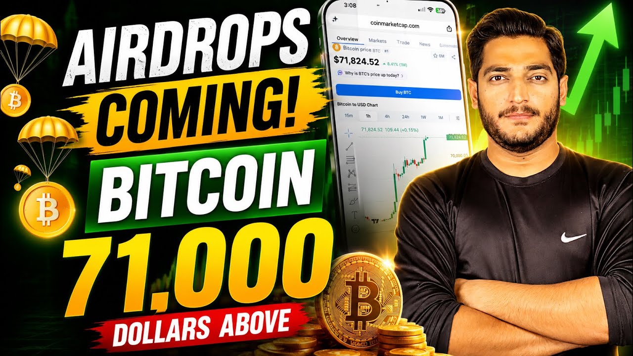 Airdrops Coming - Why Bitcoin/Crypto Market Pumping