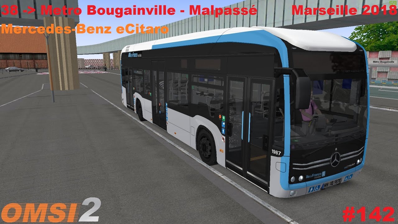 OMSI 2 #142: Marseille 2018 | Ligne 38 (Aller-Retour) | MB eCitaro