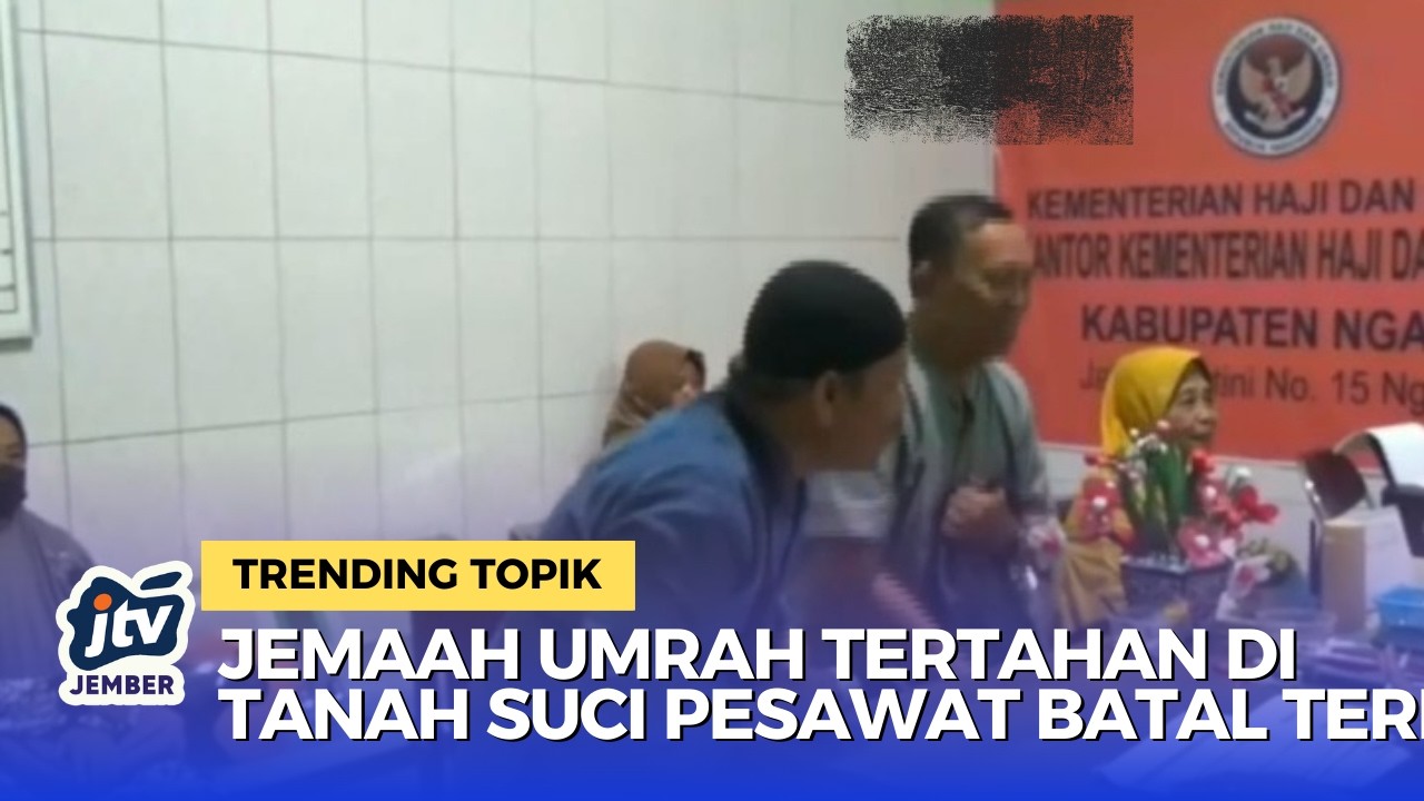 Jemaah Umrah Ngawi Tertahan di Arab Saudi Akibat Konflik Timur Tengah