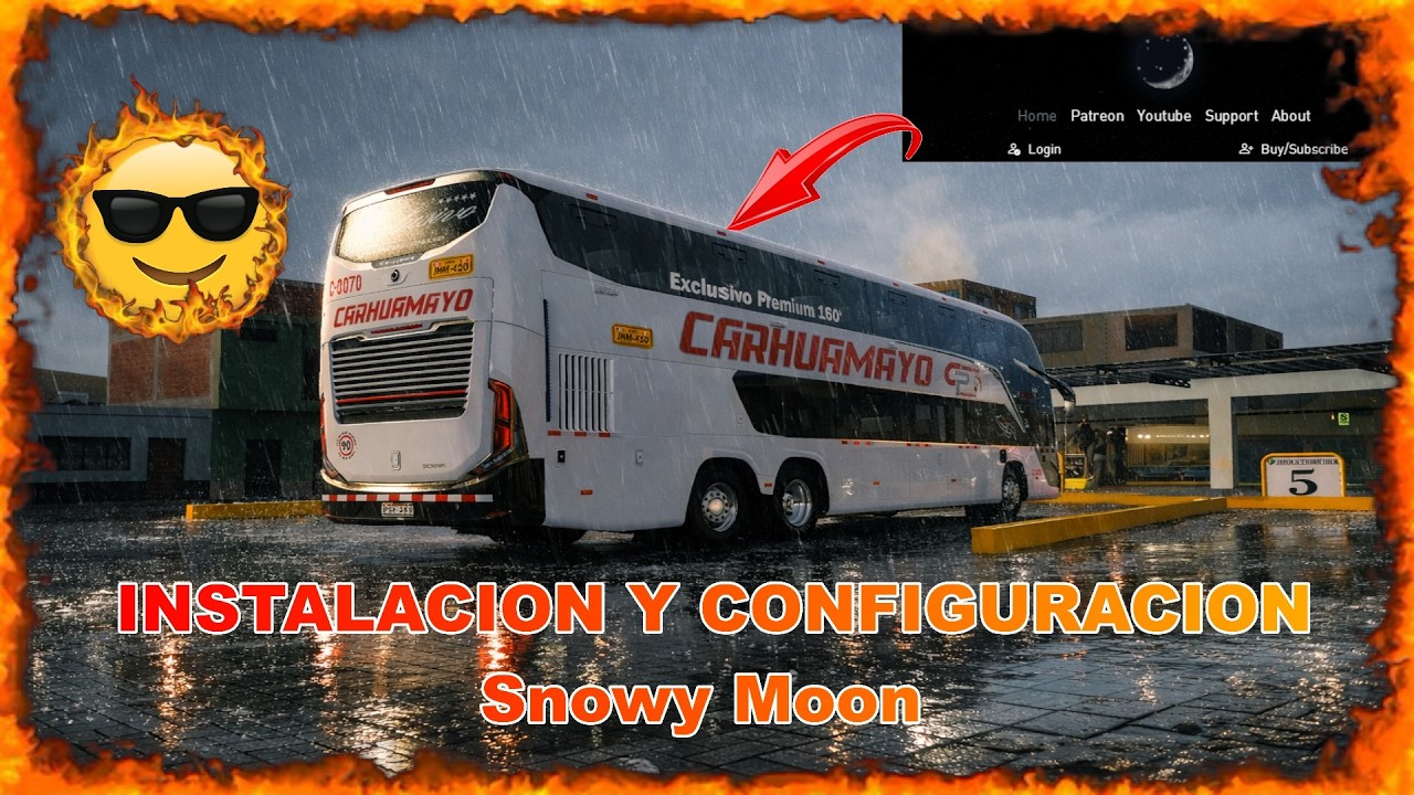 Euro Truck Simulator 2 - Instalar Snowy Moon | CheVcito