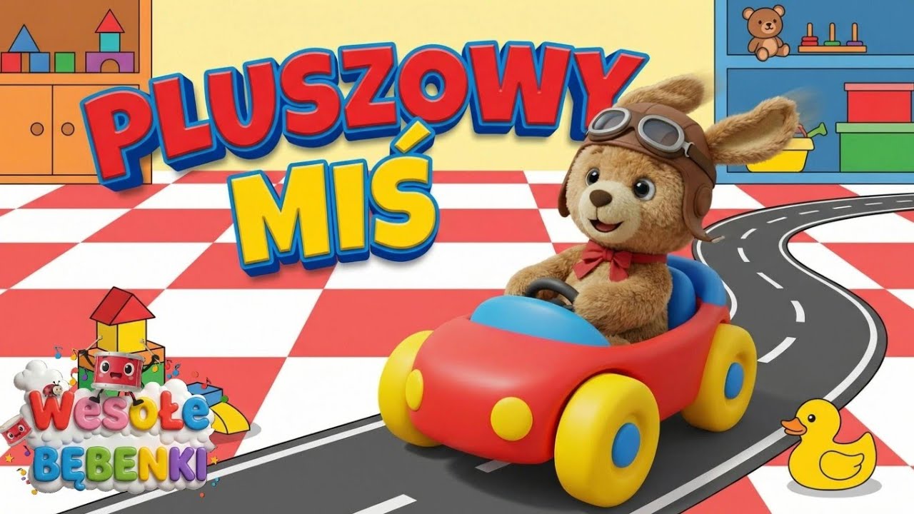 🧸🎶Pluszowy Miś ✨ Piosenka Dla Dzieci na Dzień Pluszowego Misia 💛 Wesołe Bębenki 