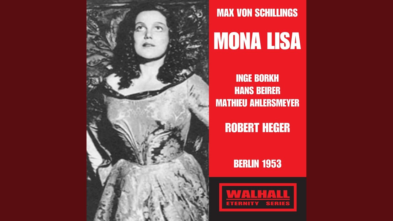 Mona Lisa, Op. 31, Act I: Act I: Lachle, schone Mona Lisa! (Francesco)
