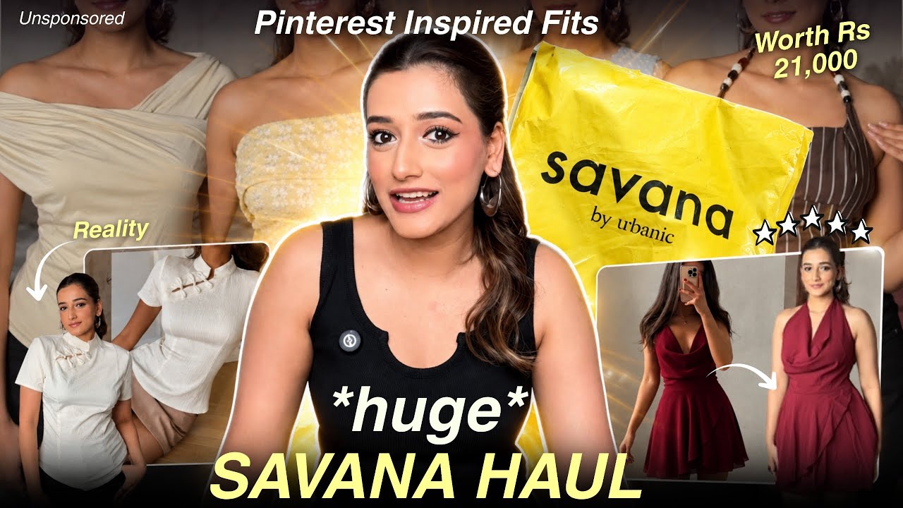 I Spent ₹21,000 on Savanna 😳 | HUGE Clothing Haul, Try-On & Honest Review