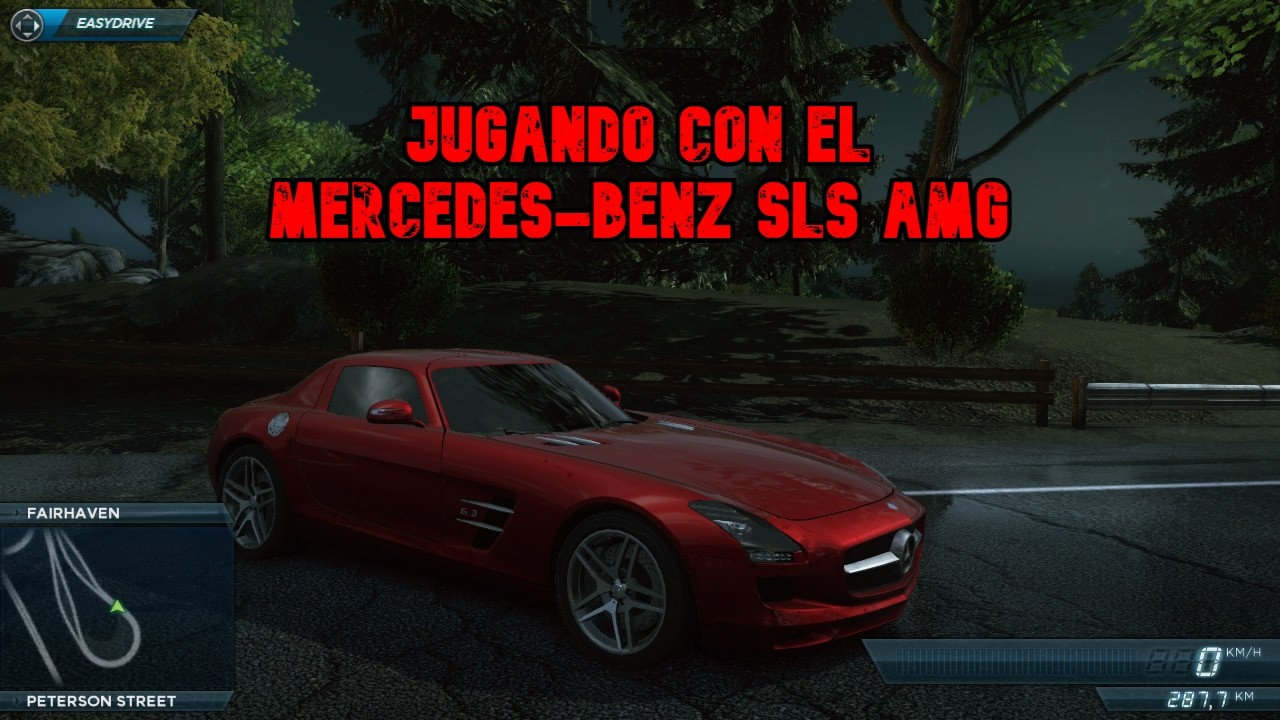 Corriendo con el Mercedes-Benz SLS AMG
