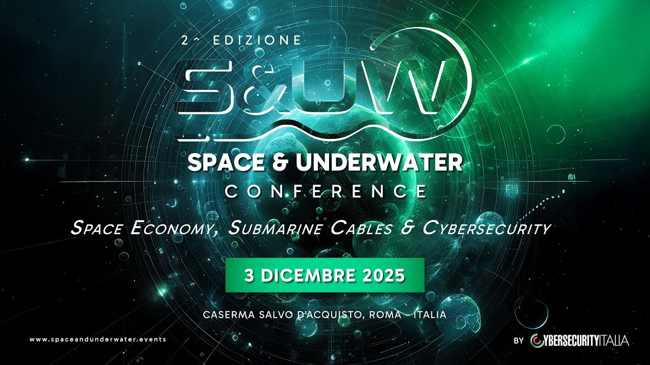 Space&Underwater Conference, 2^ edizione. La diretta