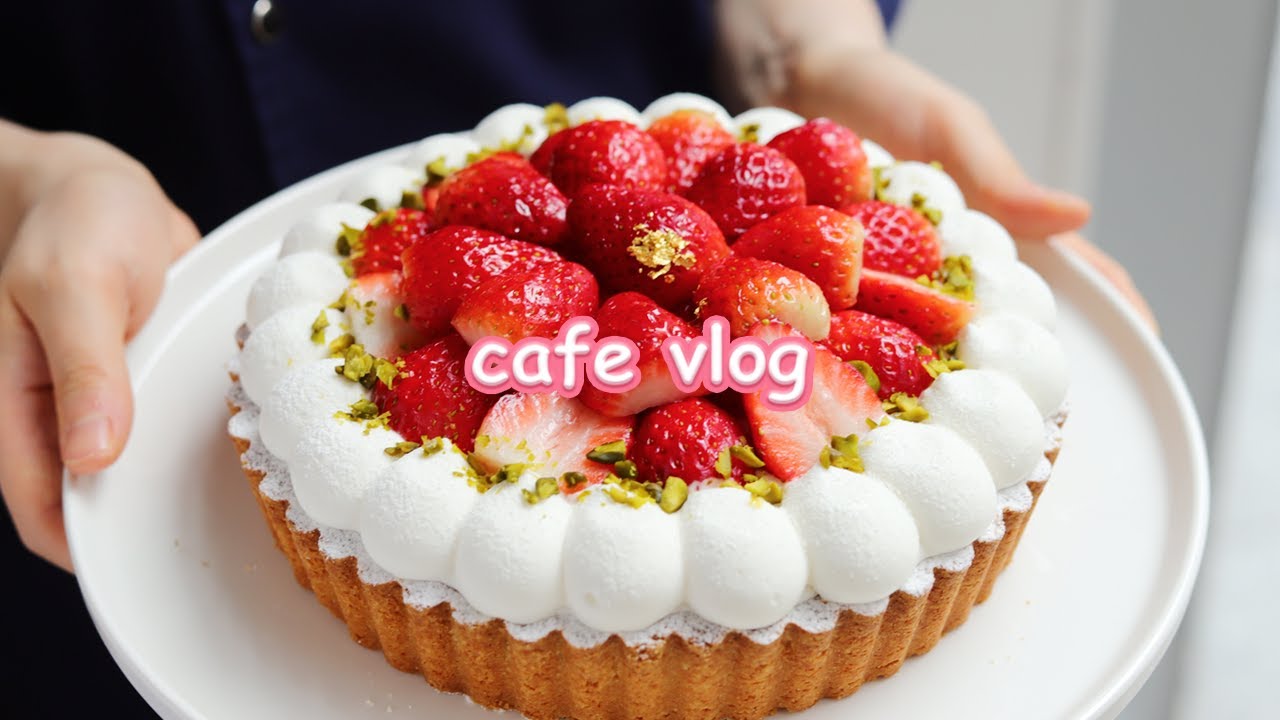 [ENG] 힐링해드리고 싶어요💕🥰 디저트 카페 브이로그 | 내복곰