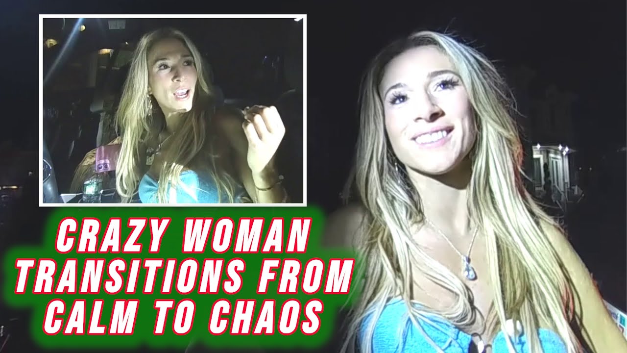 Crazy Woman Transitions from Calm to Chaos During DWI Arrest